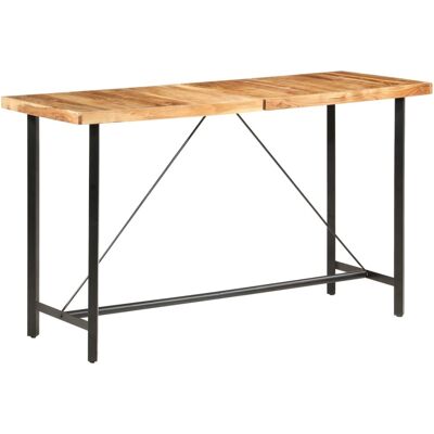 VIDAXL Tavolo Da Bar 180x70x107 Cm In Legno Massello Di Acacia VIDAXL Tavolo Da Bar 180x70x107 Cm In Legno Massello Di Acacia