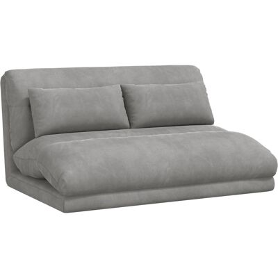 VIDAXL Sedia A Pavimento Regolabile Grigio Chiaro Velluto VIDAXL Sedia A Pavimento Regolabile Grigio Chiaro Velluto