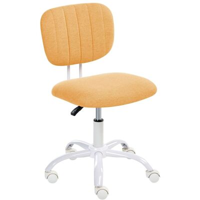 BELIANI Elegante Sedia Girevole Da Scrivania In Tessuto Struttura In Ferro Camera Dei Bambini Altezza Regolabile Senza Braccioli Arancione Bubbly BELIANI Elegante Sedia Girevole Da Scrivania In Tessuto Struttura In Ferro Camera Dei Bambini Altezza Regolabile Senza Braccioli Arancione Bubbly