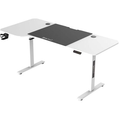 HELLOSHOP26 Scrivania Elettrica Regolabile In Altezza Seduto In Piedi Piano A Forma Di L 160 X 60 - 75 Cm Bianco 030009080 HELLOSHOP26 Scrivania Elettrica Regolabile In Altezza Seduto In Piedi Piano A Forma Di L 160 X 60 - 75 Cm Bianco 030009080
