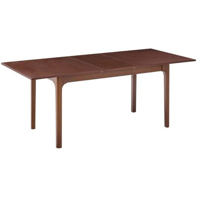 BELIANI Tavolo Da Pranzo Allungabile 160/200 X 90 Cm Impiallacciato In Legno Di Frassino Scuro Delmas BELIANI Tavolo Da Pranzo Allungabile 160/200 X 90 Cm Impiallacciato In Legno Di Frassino Scuro Delmas