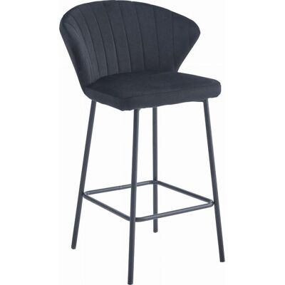 AKORD Sgabello Gatta - Velluto Nero / Gambe Nere X 1 AKORD Sgabello Gatta - Velluto Nero / Gambe Nere X 1