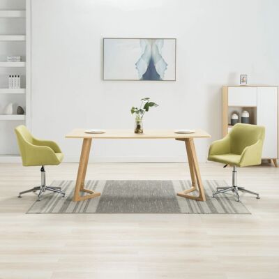 vidaXL Modello 283484 Sedia da pranzo girevole verde vidaXL Modello 283484 Sedia da pranzo girevole verde