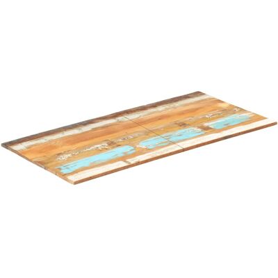 Piano da tavolo rettangolare vidaXL 60x120cm in legno riciclato - Per caffè e pranzo Piano da tavolo rettangolare vidaXL 60x120cm in legno riciclato - Per caffè e pranzo