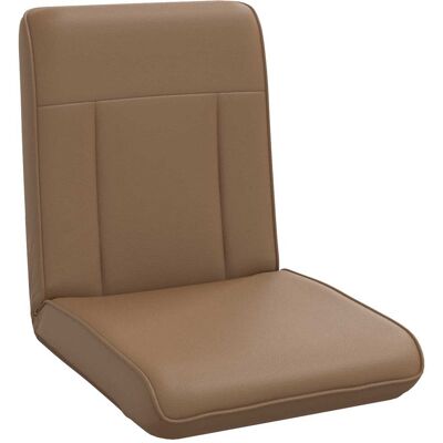 VIDAXL Sedia A Pavimento Regolabile Cappuccino Similpelle VIDAXL Sedia A Pavimento Regolabile Cappuccino Similpelle
