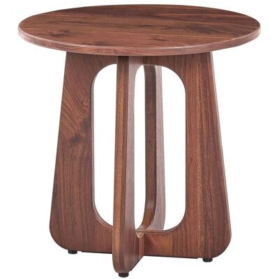 BELIANI Tavolino Laterale Con Piano Effetto Legno Stile Retrò Moderno Mid-century Marrone Gaillard BELIANI Tavolino Laterale Con Piano Effetto Legno Stile Retrò Moderno Mid-century Marrone Gaillard