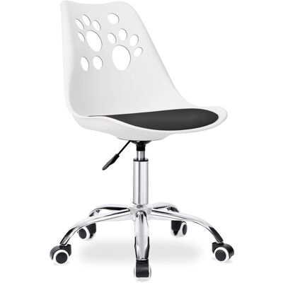 OEM Sedia Girevole Grover In Bianco E Nero OEM Sedia Girevole Grover In Bianco E Nero