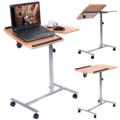 HELLOSHOP26 Tavolino Pieghevole Multiuso Con Regolazione Dell'altezza 64 X 45 X 71-93 Cm Mdf Noce 200020848 HELLOSHOP26 Tavolino Pieghevole Multiuso Con Regolazione Dell'altezza 64 X 45 X 71-93 Cm Mdf Noce 200020848