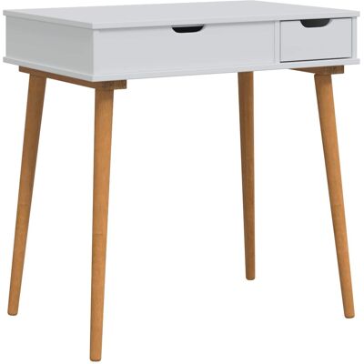 VIDAXL Tavolo Da Trucco Fauske Bianco 76 X 50 X 78 Cm VIDAXL Tavolo Da Trucco Fauske Bianco 76 X 50 X 78 Cm