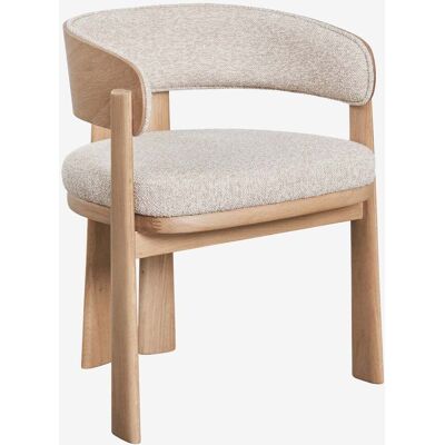 SKLUM Set Di 2 Sedie Da Pranzo Con Braccioli, Rivestite E In Legno Di Quercia Olea Signature SKLUM Set Di 2 Sedie Da Pranzo Con Braccioli, Rivestite E In Legno Di Quercia Olea Signature