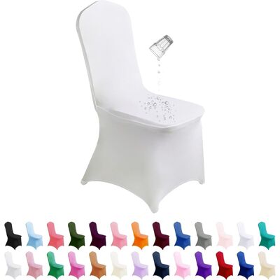 Zone 12 Coprisedie Elastici Per Sedie Da Pranzo, Coprisedie In Poliestere Per Esterni, Per Feste Universali, Banchetti, Matrimoni, Hotel (12 Modelli Standard Bianchi) Zone 12 Coprisedie Elastici Per Sedie Da Pranzo, Coprisedie In Poliestere Per Esterni, Per Feste Universali, Banchetti, Matrimoni, Hotel (12 Modelli Standard Bianchi)