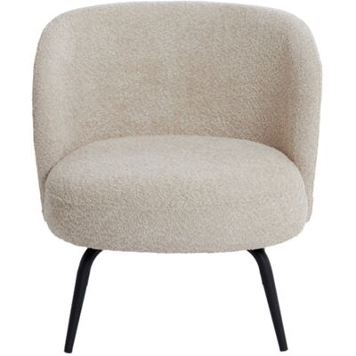 Light&living Sedia DIEYDA - 68x67x72cm - beige-zwart Light&living Sedia DIEYDA - 68x67x72cm - beige-zwart