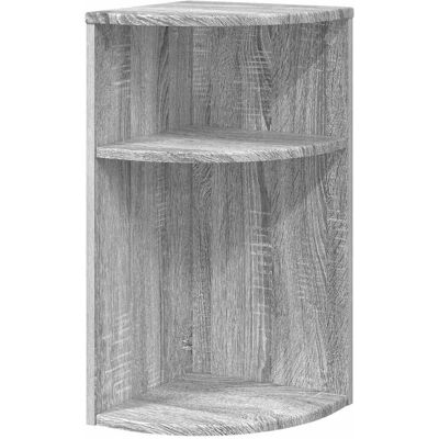 VIDAXL Tavolino Grigio Sonoma 29,6 X 29,6 X 60 Cm Legno Ingegnerizzato VIDAXL Tavolino Grigio Sonoma 29,6 X 29,6 X 60 Cm Legno Ingegnerizzato