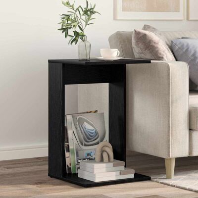 VIDAXL Tavolo Laterale Rovere Nero 40 X 38 X 62,5 Cm Legno VIDAXL Tavolo Laterale Rovere Nero 40 X 38 X 62,5 Cm Legno