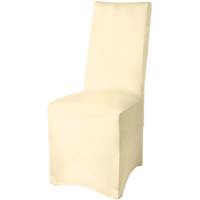BEAUTISSU Fodera Bielastica Per Sedie - Leona Crema, 95x45x45 Cm - BEAUTISSU Fodera Bielastica Per Sedie - Leona Crema, 95x45x45 Cm -