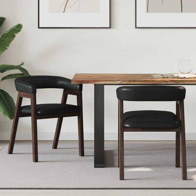 VIDAXL Sedie Da Pranzo 2 Pcs Marrone Chiaro 54 X 57 X 73 Cm VIDAXL Sedie Da Pranzo 2 Pcs Marrone Chiaro 54 X 57 X 73 Cm