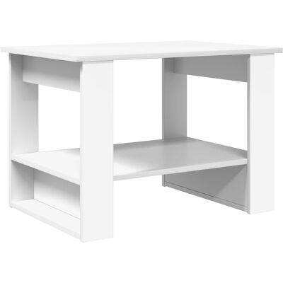 VIDAXL Tavolino Da Salotto Bianco 72 X 50 X 50 Cm Legno VIDAXL Tavolino Da Salotto Bianco 72 X 50 X 50 Cm Legno