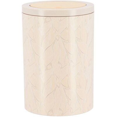 TENDANCE Cestino Dei Rifiuti In Abs Stampato Con Coperchio A Pressione In Stile Bambù 5 L - Botanico - TENDANCE Cestino Dei Rifiuti In Abs Stampato Con Coperchio A Pressione In Stile Bambù 5 L - Botanico -
