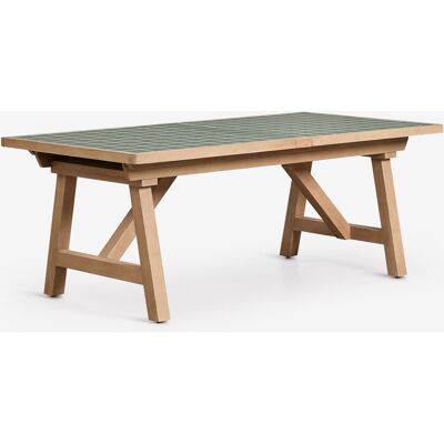 SKLUM Tavolo Da Pranzo Rettangolare 200-260-320x100 Cm Allungabile In Legno Di Acacia Dubai SKLUM Tavolo Da Pranzo Rettangolare 200-260-320x100 Cm Allungabile In Legno Di Acacia Dubai