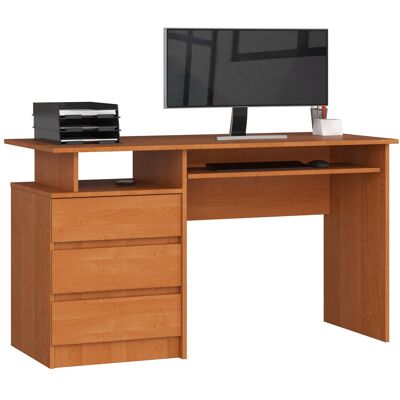 AKORD Scrivania Clp Ontano 135 Cm 3 Cassetti 135x60x77 Cm AKORD Scrivania Clp Ontano 135 Cm 3 Cassetti 135x60x77 Cm