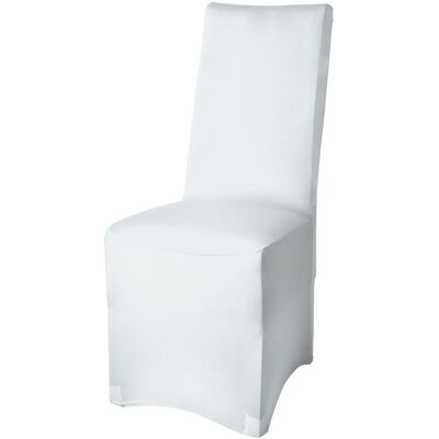 BEAUTISSU Fodera Bielastica Per Sedie - Leona Bianco, 95x45x45 Cm - BEAUTISSU Fodera Bielastica Per Sedie - Leona Bianco, 95x45x45 Cm -
