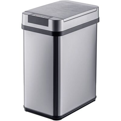 RELAXDAYS Cestino Con Sensore, 12 L, Coperchio Automatico, Porta Sacchetti, Acciaio Inox RELAXDAYS Cestino Con Sensore, 12 L, Coperchio Automatico, Porta Sacchetti, Acciaio Inox