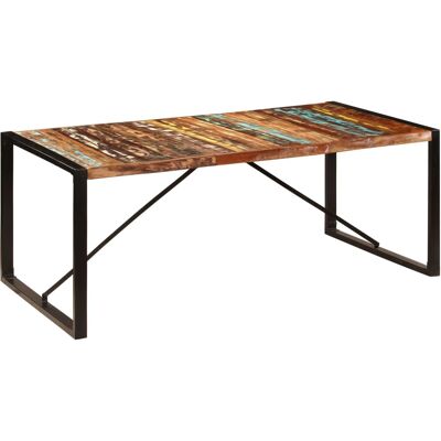 VIDAXL Tavolo Da Pranzo 200x100x75 Cm In Legno Massello Di Recupero VIDAXL Tavolo Da Pranzo 200x100x75 Cm In Legno Massello Di Recupero
