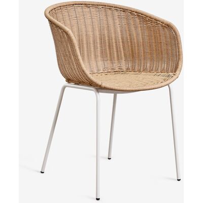 SKLUM Sedia Da Pranzo Con Braccioli In Rattan Sintetico E Acciaio New Tulua SKLUM Sedia Da Pranzo Con Braccioli In Rattan Sintetico E Acciaio New Tulua