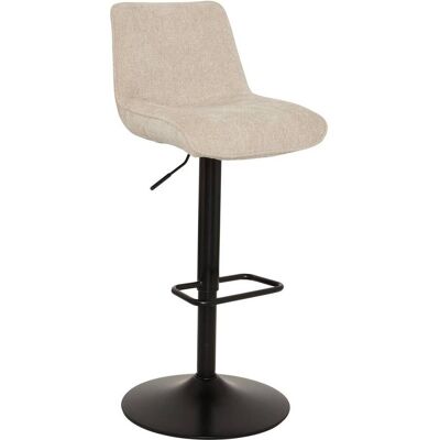 ATMOSPHERA Set Di 2 Sgabelli Da Bar Cirea Quadrati, Altezza 105 Cm, Girevoli, Beige E Neri - Créateur D'Intérieur ATMOSPHERA Set Di 2 Sgabelli Da Bar Cirea Quadrati, Altezza 105 Cm, Girevoli, Beige E Neri - Créateur D'Intérieur