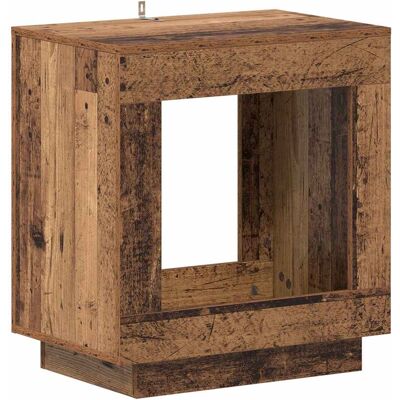 VIDAXL Tavolo Laterale Legno Antico 60 X 40 X 65 Cm VIDAXL Tavolo Laterale Legno Antico 60 X 40 X 65 Cm