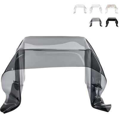 Multiplex Tavolino Basso Quadrato Da Salotto Di Design In Plexiglass Drappeggi - Grigio Fumé Multiplex Tavolino Basso Quadrato Da Salotto Di Design In Plexiglass Drappeggi - Grigio Fumé