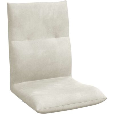 VIDAXL Sedia A Pavimento Regolabile Crema Velluto VIDAXL Sedia A Pavimento Regolabile Crema Velluto