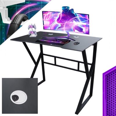 OEM Scrivania Da Gaming Nera Per Computer, 100 X 60 Cm, Modello Stl20cz OEM Scrivania Da Gaming Nera Per Computer, 100 X 60 Cm, Modello Stl20cz