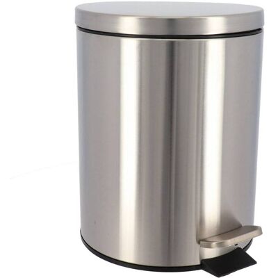 TENDANCE Cestino Rotondo In Acciaio Inossidabile Da 5 L - Cromo - TENDANCE Cestino Rotondo In Acciaio Inossidabile Da 5 L - Cromo -
