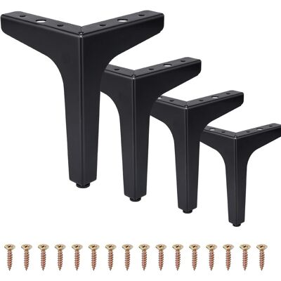 Zone Set Di 4 Gambe Per Mobili, Gambe Da Tavolo Triangolari Moderne In Metallo Da 15 Cm, Gambe Per Mobili In Pino Con Viti E Cacciavite, Gambe Per Tavolino Da Caffè, Gambe Per Divano, Gambe Per Seduta Occa Zone Set Di 4 Gambe Per Mobili, Gambe Da Tavolo Triangolari Moderne In Metallo Da 15 Cm, Gambe Per Mobili In Pino Con Viti E Cacciavite, Gambe Per Tavolino Da Caffè, Gambe Per Divano, Gambe Per Seduta Occa