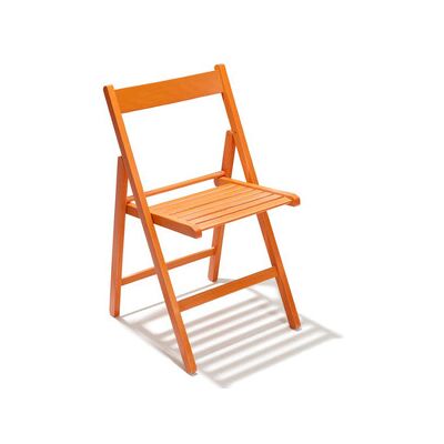 VDS Sedia Pieghevole Liberty Arancio - 4 Pezzi VDS Sedia Pieghevole Liberty Arancio - 4 Pezzi
