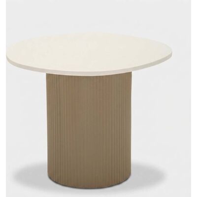LES TENDANCES Tavolino Da Salotto Rotondo Effetto Marmo Frankfurt S LES TENDANCES Tavolino Da Salotto Rotondo Effetto Marmo Frankfurt S
