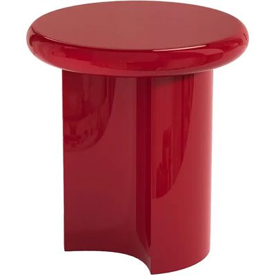 Unique Tavolino In Mdf Rosso Laccato - Sobina Unique Tavolino In Mdf Rosso Laccato - Sobina