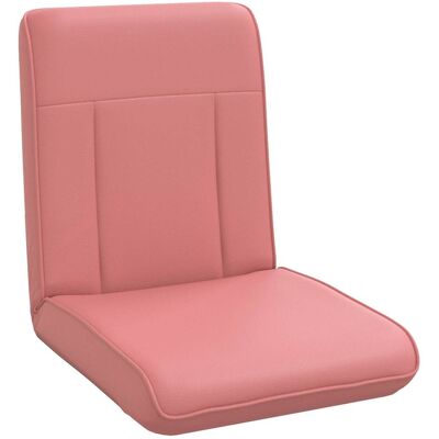 VIDAXL Sedia A Pavimento Regolabile Rosa Similpelle VIDAXL Sedia A Pavimento Regolabile Rosa Similpelle