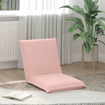 VIDAXL Sedia A Pavimento Regolabile Rosa Tessuto In Lana Di VIDAXL Sedia A Pavimento Regolabile Rosa Tessuto In Lana Di