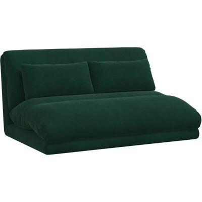 VIDAXL Sedia A Pavimento Regolabile Verde Scuro Velluto VIDAXL Sedia A Pavimento Regolabile Verde Scuro Velluto