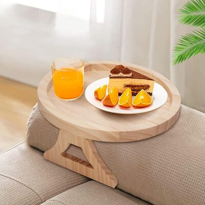 OEM Vassoio Pieghevole In Legno Con Clip Per Divano, Tavolino Laterale Per Bracciolo Del Divano, Vassoio Stabile Con Clip Per Snack E Bevande, Telecomando OEM Vassoio Pieghevole In Legno Con Clip Per Divano, Tavolino Laterale Per Bracciolo Del Divano, Vassoio Stabile Con Clip Per Snack E Bevande, Telecomando