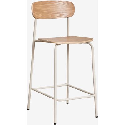 SKLUM Sgabello Alto Impilabile Wilpier 65cm In Ferro E Legno SKLUM Sgabello Alto Impilabile Wilpier 65cm In Ferro E Legno