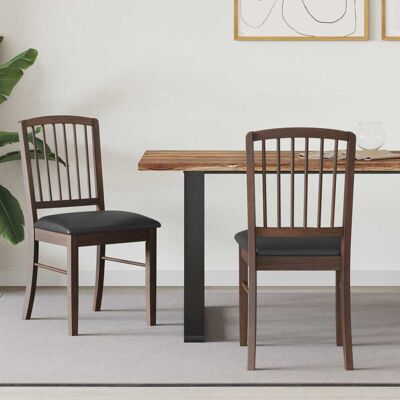 VIDAXL Sedie Da Pranzo 2 Pcs Marrone Chiaro 50 X 52,5 X 91 Cm VIDAXL Sedie Da Pranzo 2 Pcs Marrone Chiaro 50 X 52,5 X 91 Cm