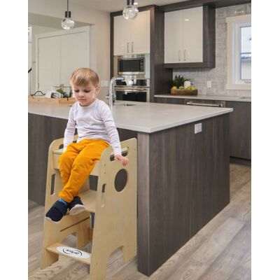 OEM Attrezzo Da Cucina 2 In 1 Per Bambini: Tavolo E Sedia In Legno. OEM Attrezzo Da Cucina 2 In 1 Per Bambini: Tavolo E Sedia In Legno.