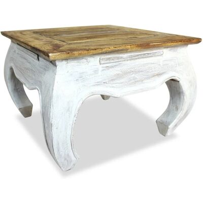 VIDAXL Tavolino Laterale In Legno Massello Di Mogano 50x50x35 Cm VIDAXL Tavolino Laterale In Legno Massello Di Mogano 50x50x35 Cm