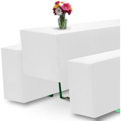 Beautissu Basic M - Set di Tovaglie e Copri Sedie Beautissu Basic M - Set di Tovaglie e Copri Sedie