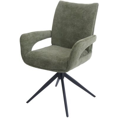 DÉCOSHOP26 Sedia Da Pranzo Girevole Moderna Con Braccioli Avvolgenti 90 X 60 X 60 Cm Seduta Ergonomica Confortevole In Tessuto Ciniglia Verde 040009332 DÉCOSHOP26 Sedia Da Pranzo Girevole Moderna Con Braccioli Avvolgenti 90 X 60 X 60 Cm Seduta Ergonomica Confortevole In Tessuto Ciniglia Verde 040009332