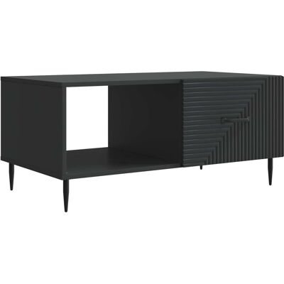VIDAXL Tavolino Da Salotto Nero 90 X 50 X 40 Cm Legno Ingegnerizzato VIDAXL Tavolino Da Salotto Nero 90 X 50 X 40 Cm Legno Ingegnerizzato