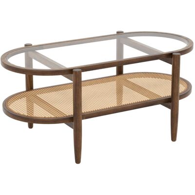 HELLOSHOP26 Tavolino Ovale 102 X 56 X 47 Cm Con Pratico Vano Portaoggetti A 2 Ripiani Design Contemporaneo In Legno Di Acacia Marrone 200017808 HELLOSHOP26 Tavolino Ovale 102 X 56 X 47 Cm Con Pratico Vano Portaoggetti A 2 Ripiani Design Contemporaneo In Legno Di Acacia Marrone 200017808